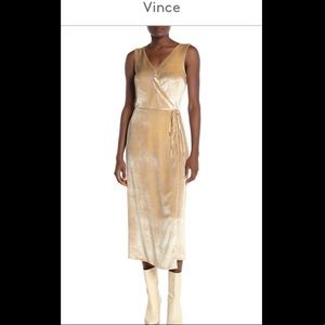 Vince Velvet Wrap Dress